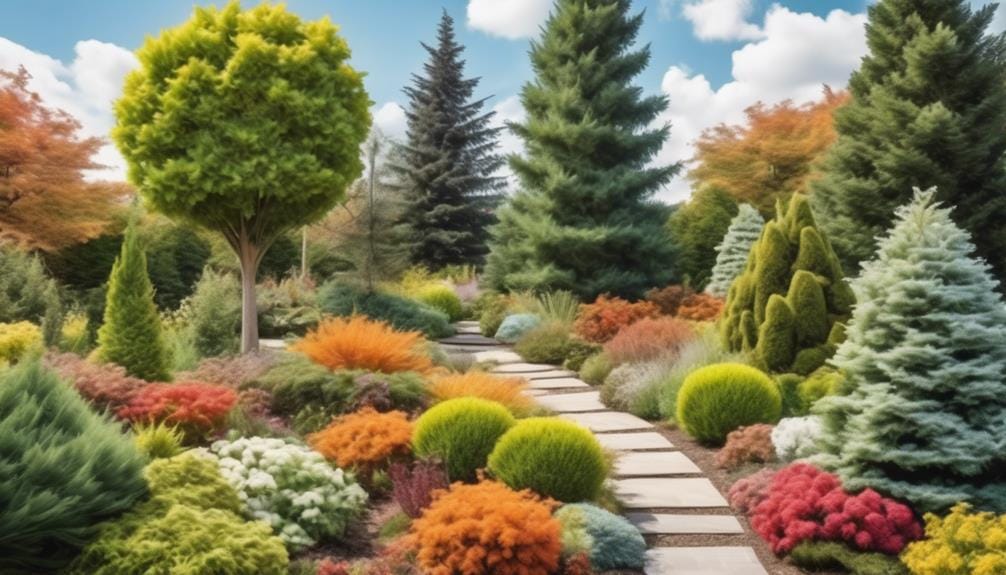 incorporating evergreen trees into your landscape
