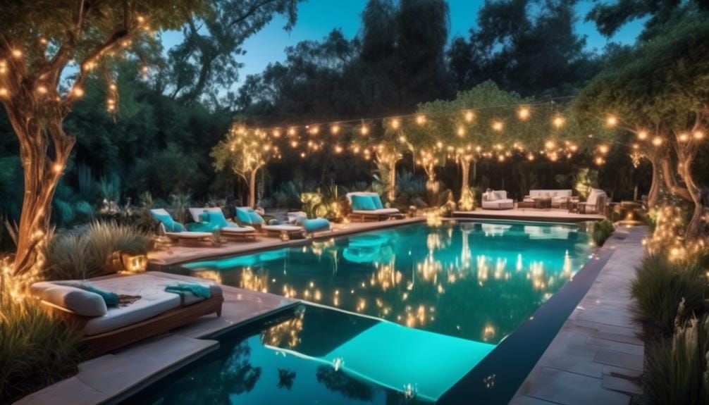 luxury pool lighting designs