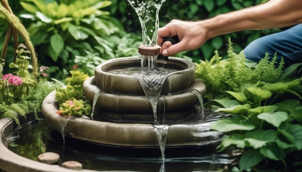 maintenance tips for water features