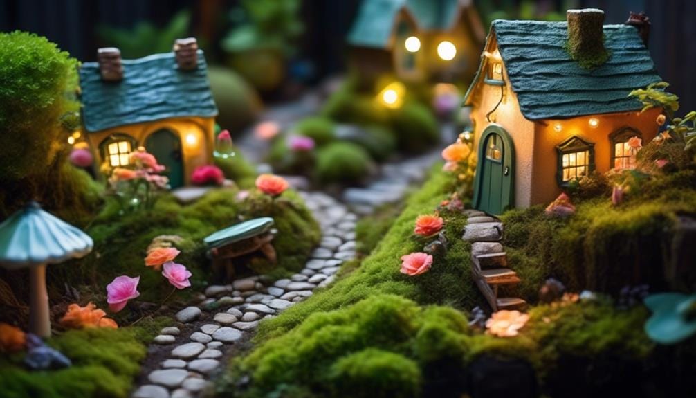 miniature enchanted garden theme