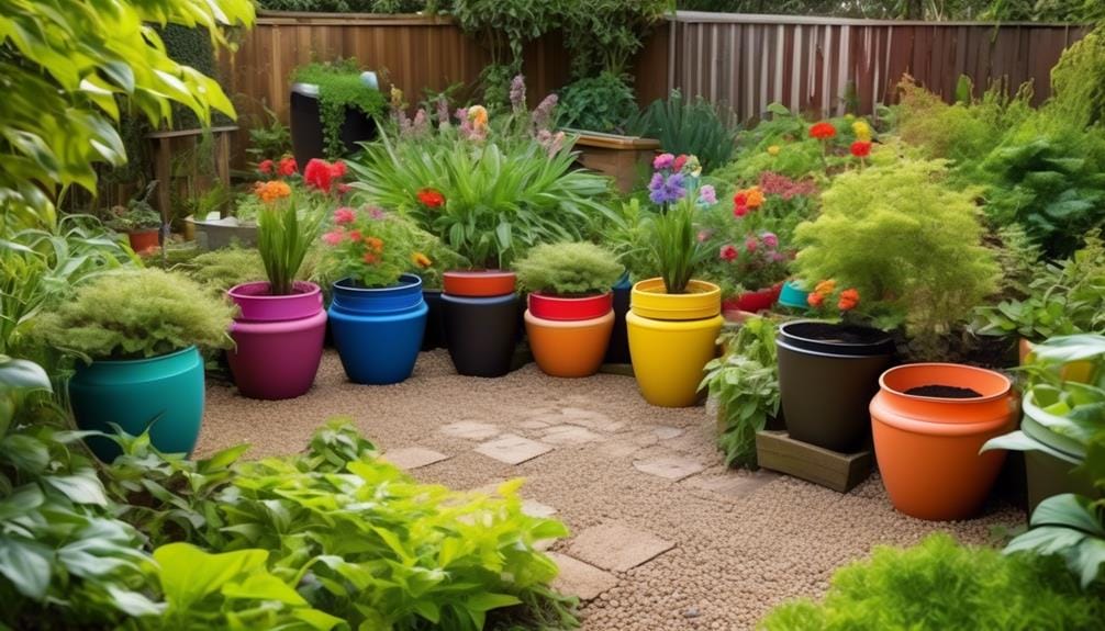 recycled plastic for gardening