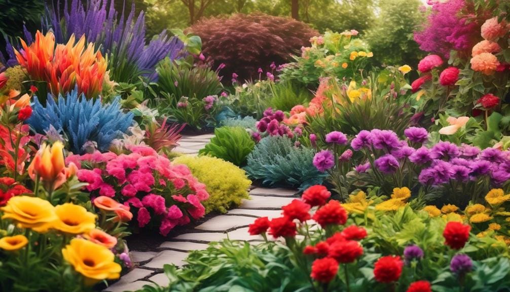 the role of color in garden design
